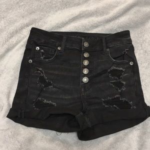 American eagle button up shorts